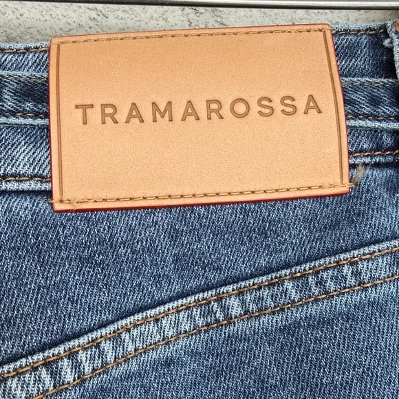 Tramarossa High Rise Belted Straight Leg Jeans Waist 27 - Picture 3 of 12